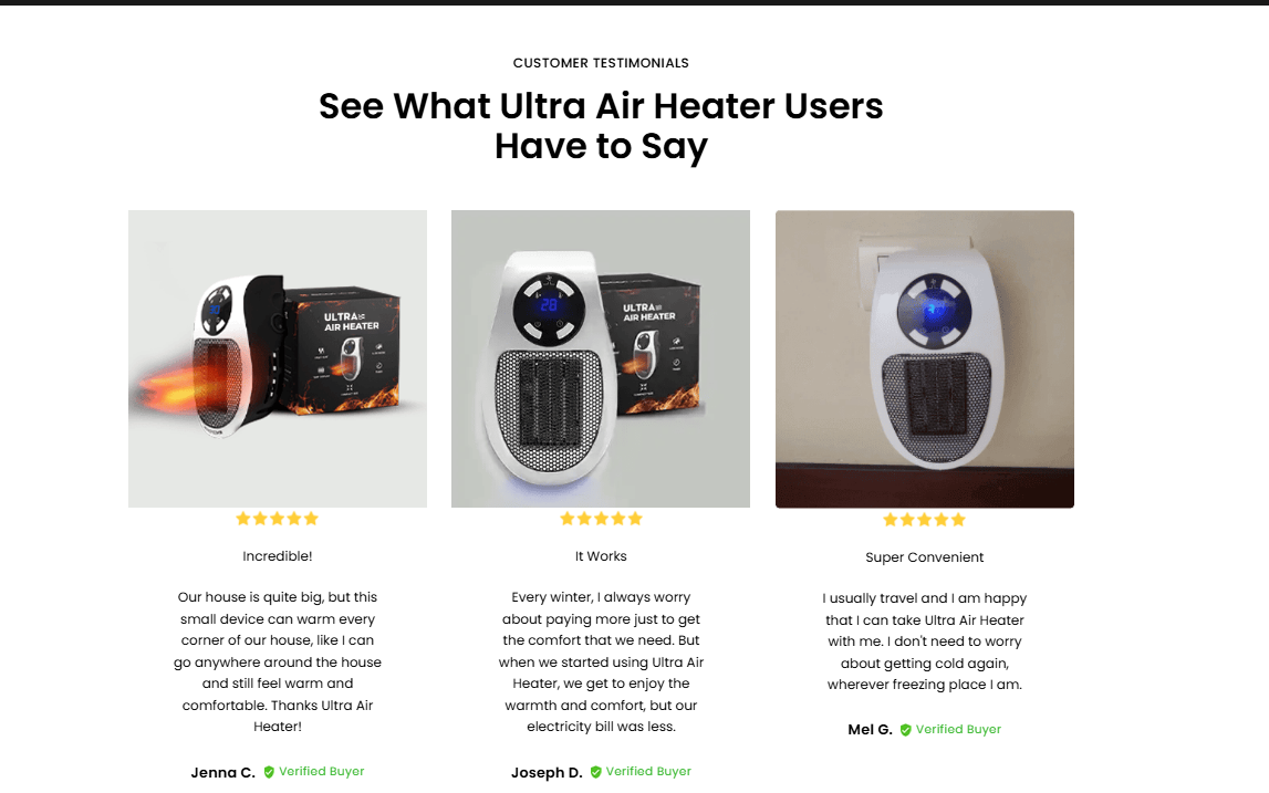 Ultra Air Heater