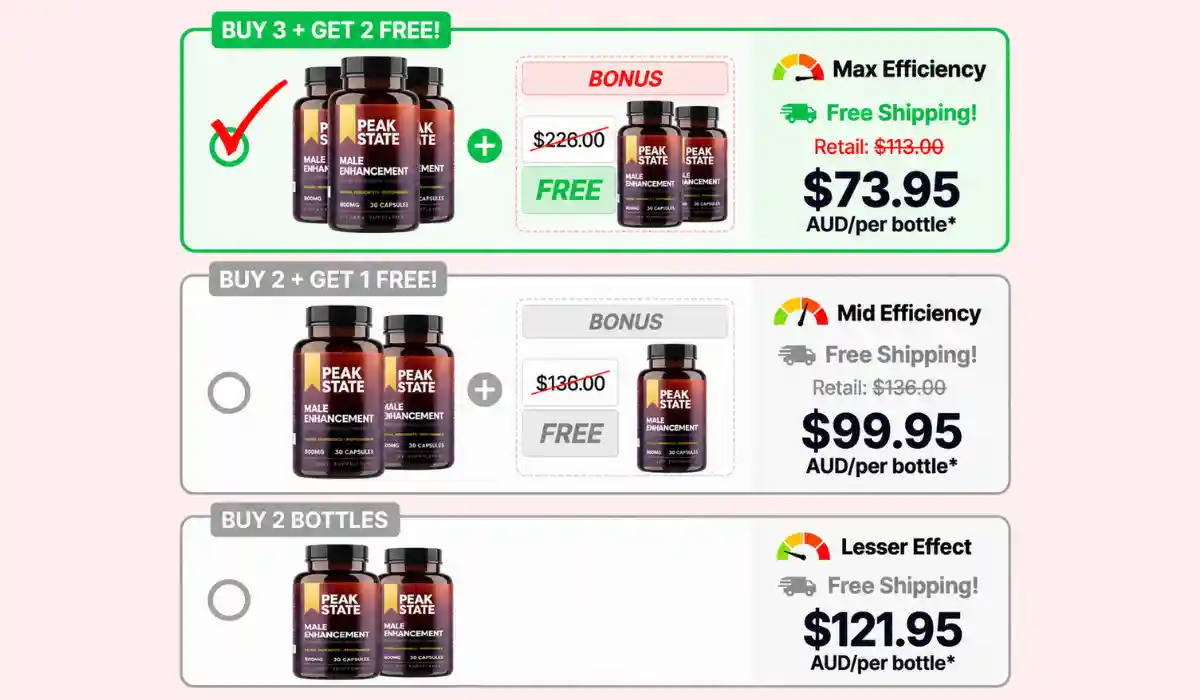Peak State Male Enhancement Australia